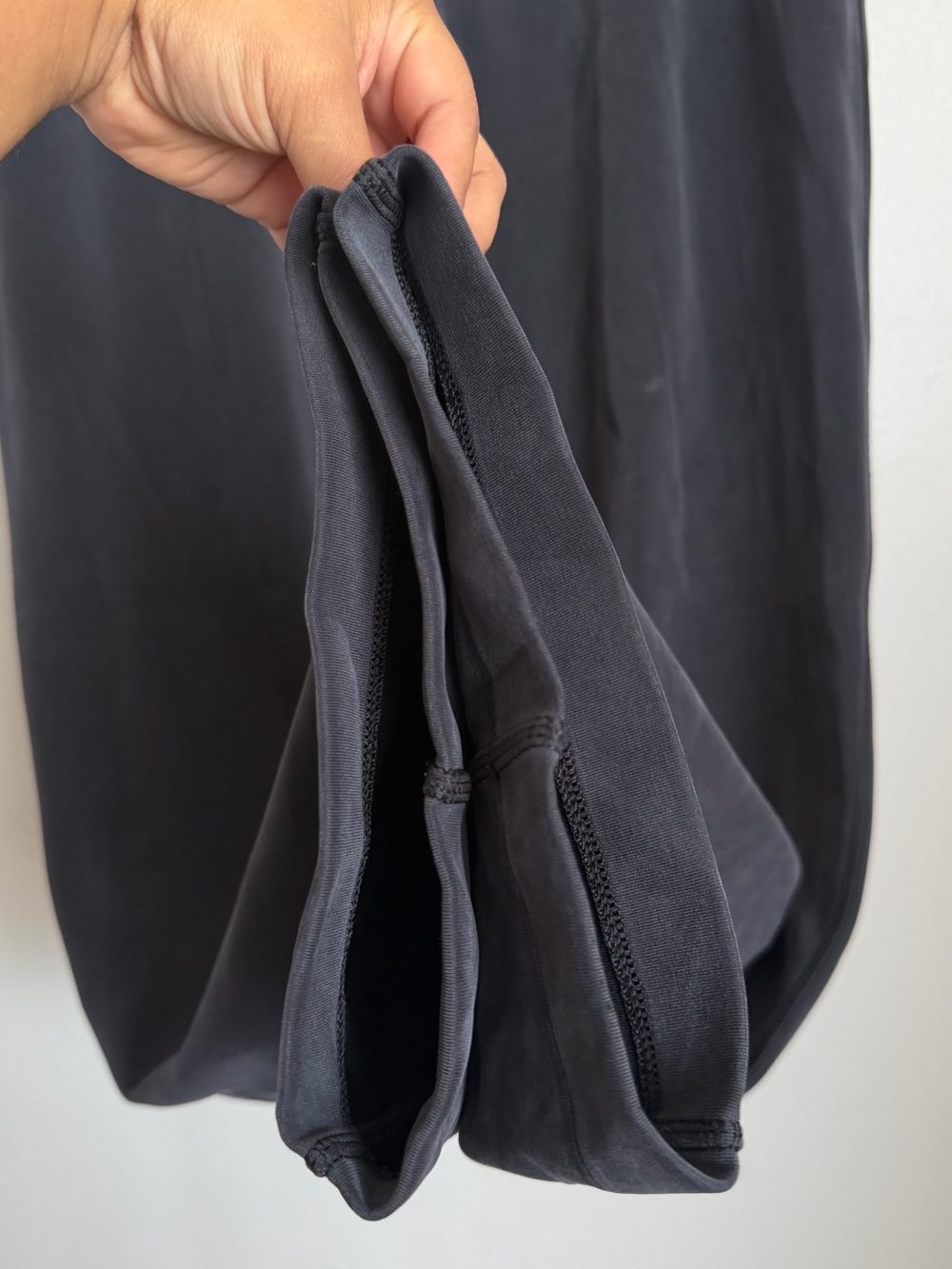 Lululemon SoftStreme High Rise Pants Regular Washed Black Women Size 8 - Picture 4 of 9